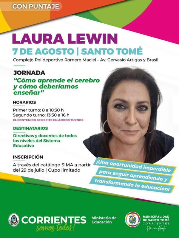 ¡Atención docentes y directivos! Todavía están a tiempo de inscribirse